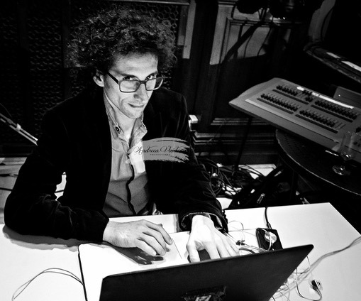 Diego Doigneau busy at the DJ desk.